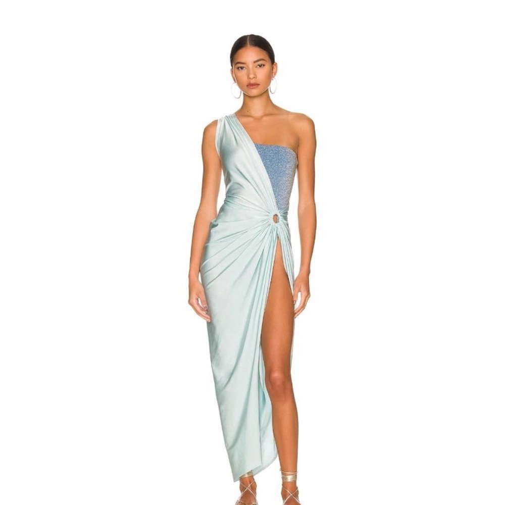 Baobab Nikka Dress Lagoon Blue Womens Size XS